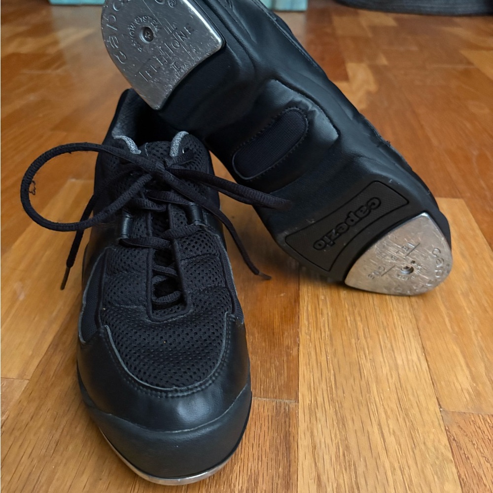 Capezio Black Dance Sneakers with taps